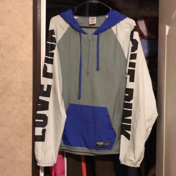 PINK Victoria's Secret Jackets & Blazers - SOLD ON MERCARI/////Victoria’s Secret pink anorak